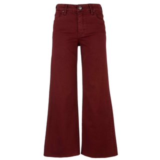 Meg High Rise Fab AB Wide Leg Raw Hem