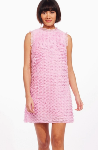 EVA FRANCO LORCA DRESS RHUBARD SOUFFLE