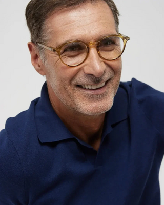 #D Reading Glasses in Golden Green