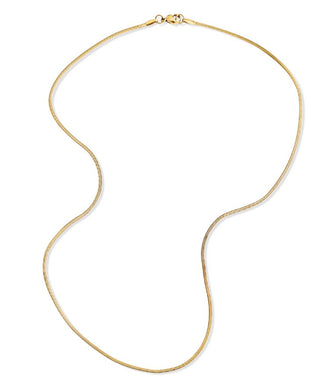 ELLIE VAIL DESI HERRINGBONE CHAIN NECKLACE, GOLD