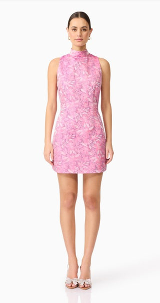 ELLIATT NADEEN SHIFT MINI DRESS PINKPURPLE