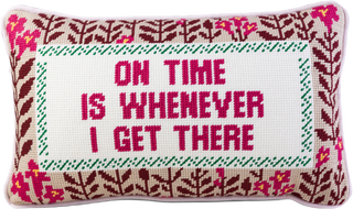On Time Pillow