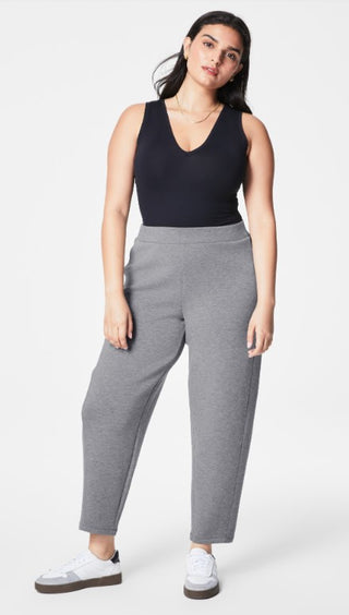 SPANX AE BARREL PANT MD GREY HEATHER