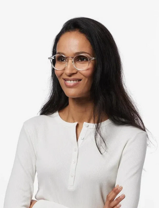 #D Reading Glasses in Crystal