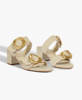 SCHUTZ OLGA HEEL OYSTER