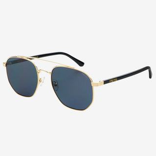 Austin Unisex Sunglasses in Gold/Gray