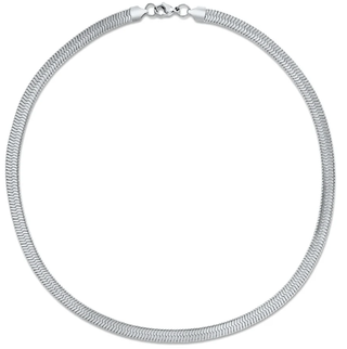PAOLA HERRINGBONE CHAIN NECKLACE