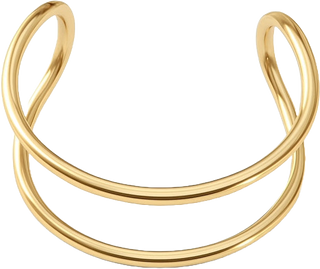 Catasha Cuff in Shiny 18k Gold Plated