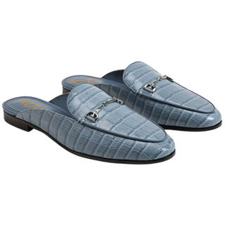 Linnie Mule in Dark Billow Blue