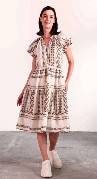 ROWE RENEE DRESS MUSHROOM