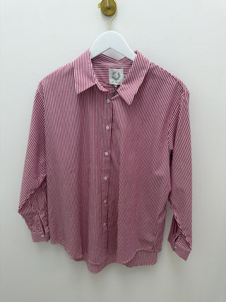 Ladies Woven Shirt - Red - XL