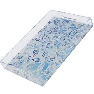 Large Acrylic Tray in Atlantic Reef