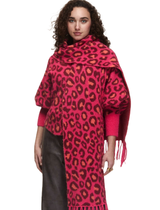 Big Fuzz Kerisma Scarf in Fuchsia Multi