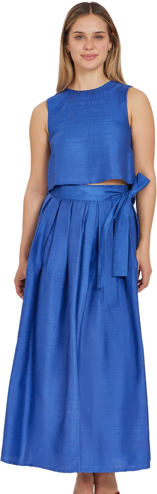 Asha Skirt in Cobalt