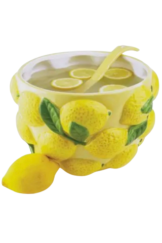 Lemon Punch Bowl & Ladle