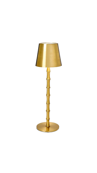 Gold Bamboo Table Lamp