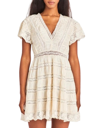 Love Shack Fancy Alik Dress, Antique White