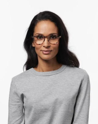 #D Reading Glasses in Light Tortoise