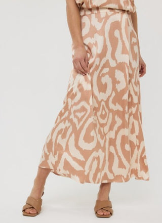 ESQUALO SOLAR SWING SKIRT PRINT