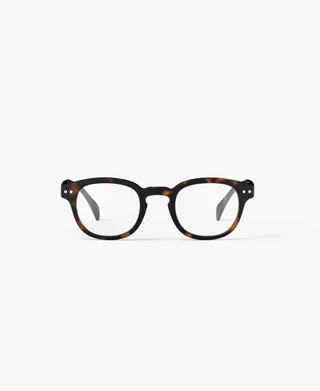 #C Reading Glasses in Tortoise +2