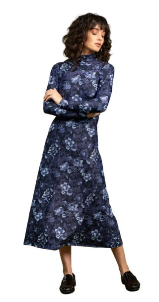 Smith & Quinn Daisy High Neck Maxi Dress, Royal Rose