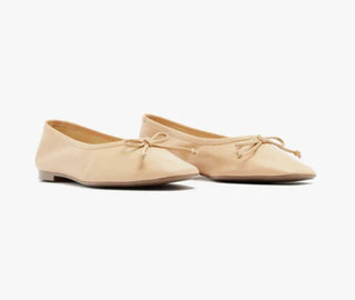 SCHUTZ ARISSA FLATS HONEY BEIGE