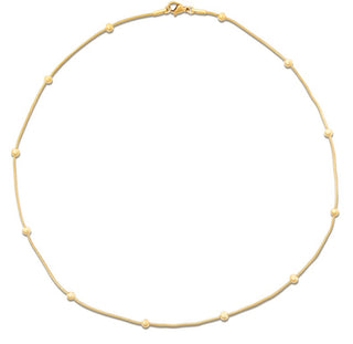 Ellie Vail Rozlyn Beaded Ball Chain Necklace, Gold