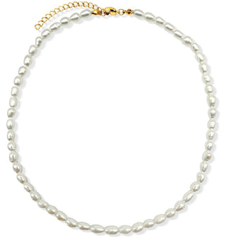 ELLIE VAIL JOZA PEARL CHOKER NECKLACE, GOLD