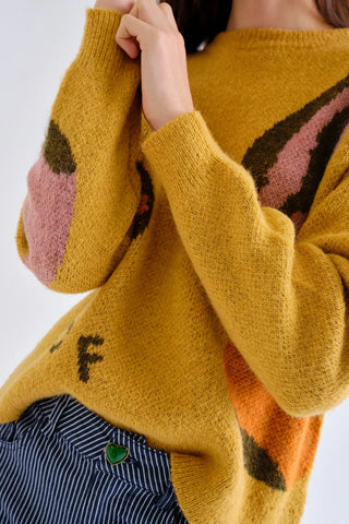 Sweater, Mustard Yellow