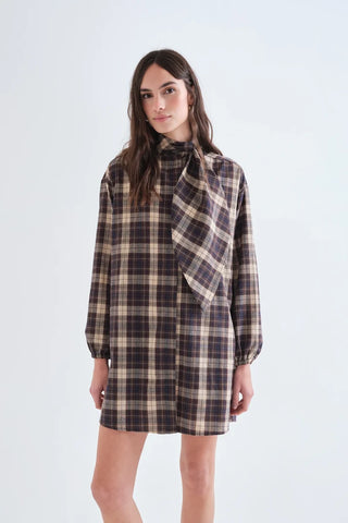 Ruffle Dress, Plaid