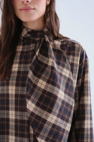 Ruffle Dress, Plaid