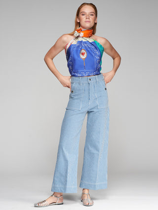 VILA GALLO NOA PANT DENIM RAYA