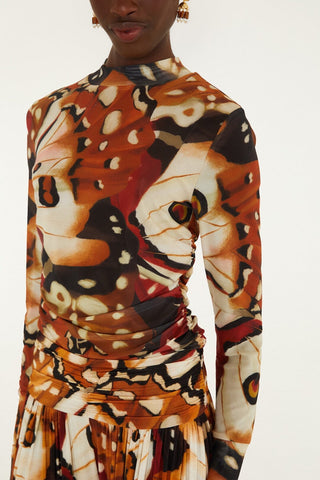 Borbofly Multicolor Tulle Blouse