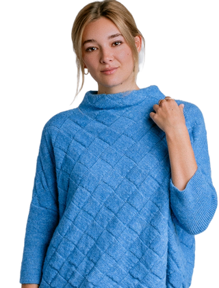 Rowena Sweater in Alaskan Blue