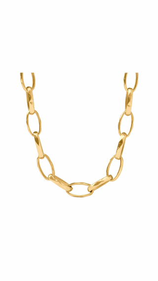 Julie Vos Solara Link Necklace, Gold
