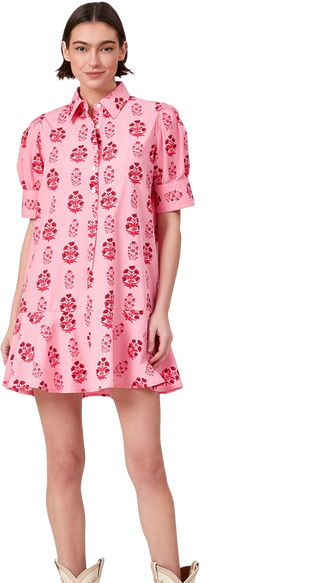 Liv Dress in Scarlet Blossoms