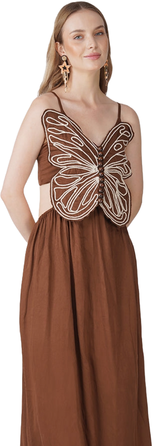 Earthy Wings Butterfly Dori Maxi