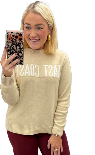 East Coast Sweater in Tan
