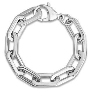 Ellie Vail Gage Oversized Link Bracelet, Silver