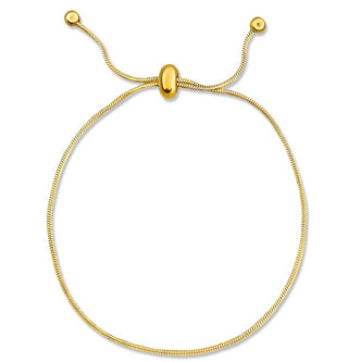 Ellie Vail Lourdes Round Snake Chain Bracelet, Gold