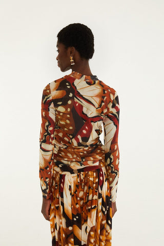 Borbofly Multicolor Tulle Blouse
