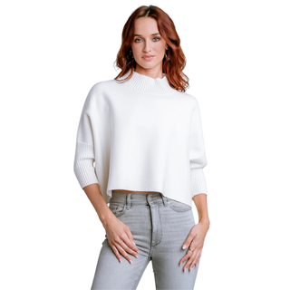 Aja Sweater in White