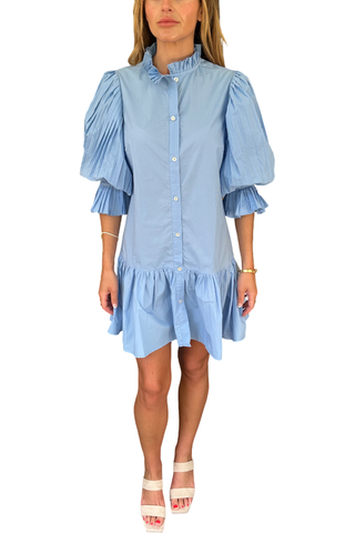Teri Ruffle Drop Mini Dress