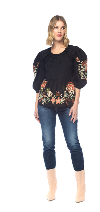 TOLANI URI TOP, OBSIDIAN