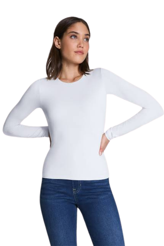 SPANXSMOOTH™ JERSEY CREWNECK LONG SLEEVE TOP