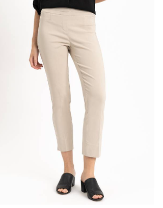 RENUAR 27" PULL ON ANKLE PANT CASHEW