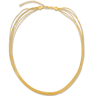 ELLIE VAIL JUSTINE LAYERED CHAIN NECKLACE