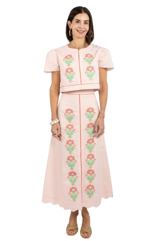 Emmy Set in Pink Multi Henrietta