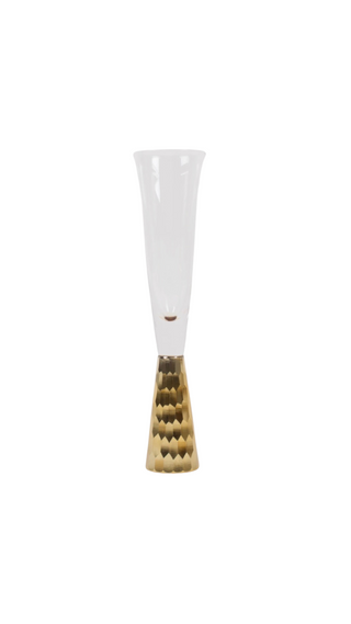 Gold Hammered Flute