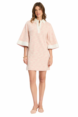 Sid Knit Dress in Shell Pink
